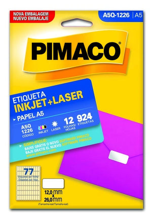 Etiquetas Adhesivas para impresión Pimaco A5Q-1226