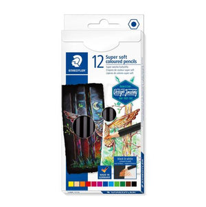 Lápices de colores Staedtler Super Soft X12