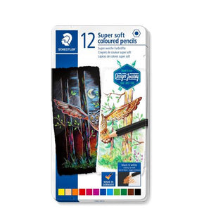 Lápices de colores Staedtler Super Soft Est/Metálico X12