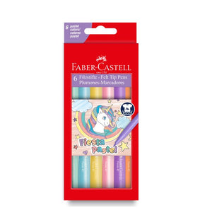 Marcador Fiesta (6 colores pasteles) Faber Castell