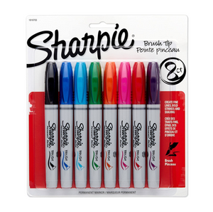 Marcadores Sharpie x8 Brush Tip (Punta Pincel)