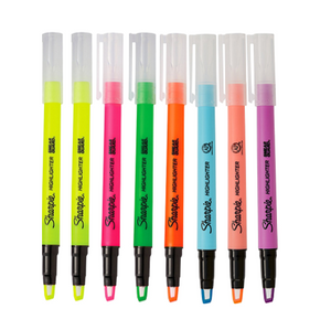 Set de 8 Resaltadores Sharpie Clear View
