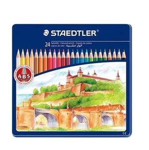 Lápices de colores Staedtler Noris Est/Metálico  X24