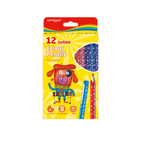Lápices de Colores Jumbo X12 Keyroad