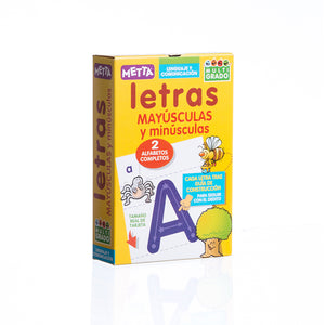 Tarjetas Educativas Letras (60 Tarjetas) Metta