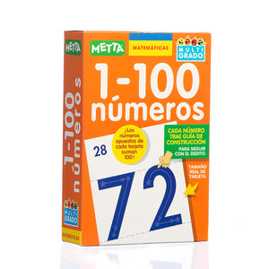 Tarjetas Educativas Números (60 Tarjetas) Metta