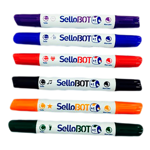 Marcadores SelloBOT Doble Punta X6U M2034 Sabonis (con divertidos sellos)