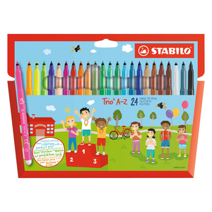 Marcador Escolar Stabilo Trio Est./24 colores 378/24