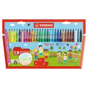 Marcador Escolar Stabilo Trio Est./30 colores 378/30