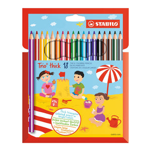 Lápiz de Color Stabilo Trio Thick Grueso Est./18 colores 203/18