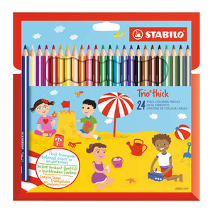 Lápiz de Color Stabilo Trio Thick Grueso Est./24 colores 203/24