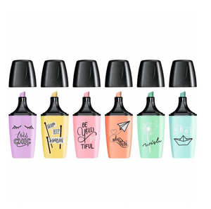 Resaltadores Stabilo Mini Boss Pastel Love (6 piezas) Edición Limitada