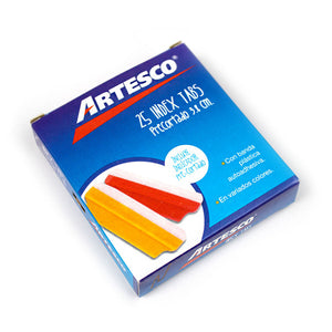 Index tabs de 25 Pestañas 3.8 cm ARTESCO