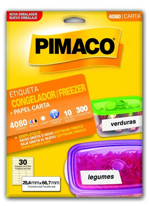 Etiquetas Adhesivas para Congelador / Freezer Pimaco 4080
