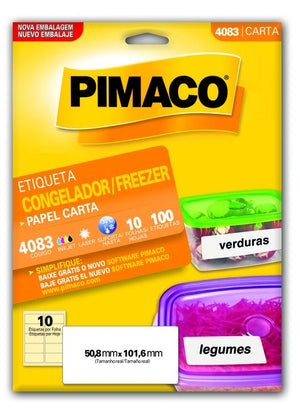 Etiquetas Adhesivas para Congelador / Freezer Pimaco 4083