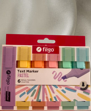 Resaltador Pastel (Pack 6 piezas) Filgo