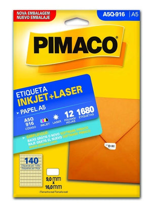 Etiquetas Adhesivas para impresión Pimaco A5Q-916