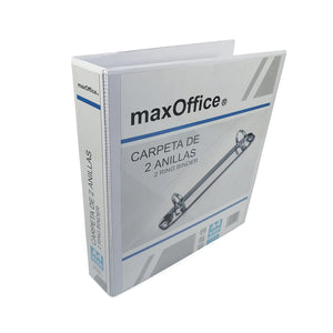 Carpeta Blanca 2 anillas Max office 1.5"