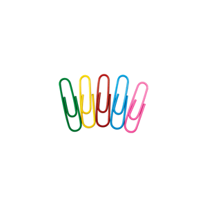Clips 33 mm (colores) Caja x 100 Unds.