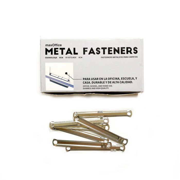 Fastener de Metal  8Cm (50 unid) Max Office