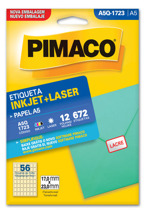 Etiquetas Adhesivas para impresión Pimaco A5Q-1723