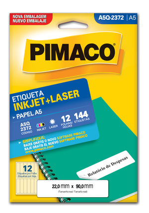 Etiquetas Adhesivas para impresión Pimaco A5Q-2372