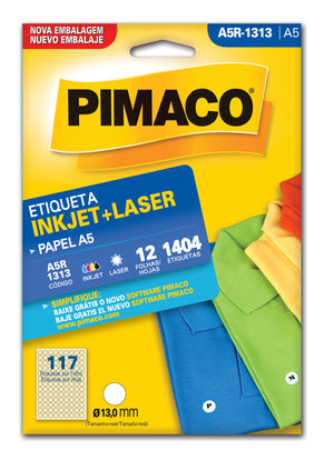 Etiquetas Adhesivas para impresión Pimaco A5R-1313