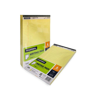 Block Rayado Carta Amarillo 50 Hojas Studmark