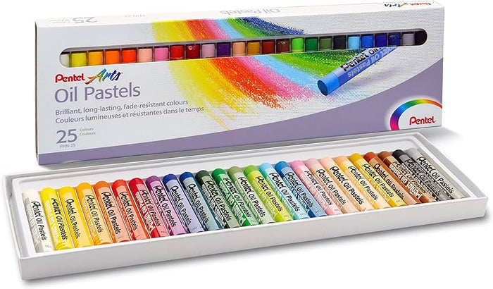 Crayones Oil Pastel Pentel X 25 Colores