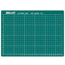 Base o Tapete de Corte  KW-Trio Tamaño A4  Verde