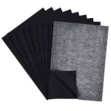 Papel Carbonico Negro Lideart Sencillo Oficio 100 hojas