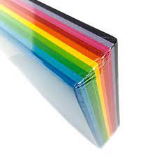 Papel Bond Multicolor, Tamaño Oficio Paquete de 500 Hojas en 10 Colores Surtidos