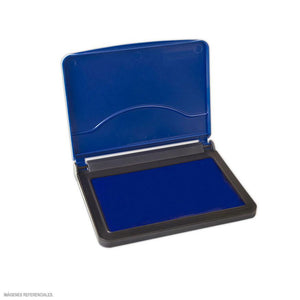 Tampo/Almohadilla Para Sellos 10x12.5 cm. Color Azul Artesco