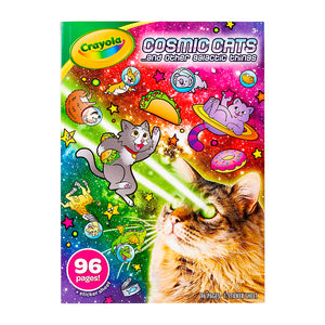 Libro de Colorear Cosmic Cats Color con Sticker Crayola