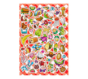 Libro de Colorear :Food for Thought con Sticker Crayola