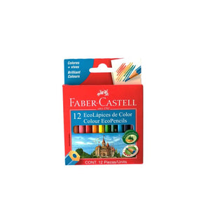 Set 24 EcoLápices Hexagonales de Colores Faber-Castell con Estuche