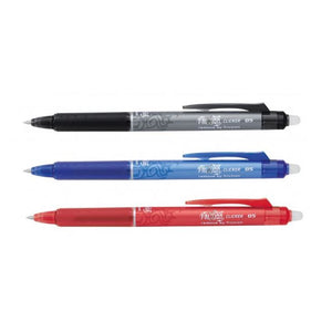 3 Bolígrafos borrables Pilot Frixion Balll azul negro y rojo