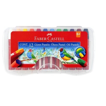 Crayones Hex Oil Pastels Faber Castell (12 unidades)