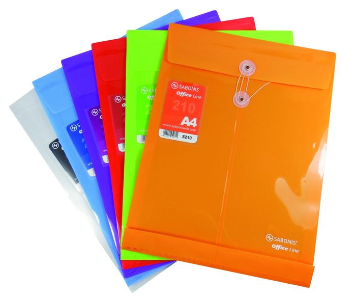 Folder plástico S210 A4 Sabonis