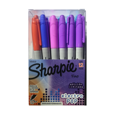 KIT SHARPIE TARJETAS + 12 MARCADORES