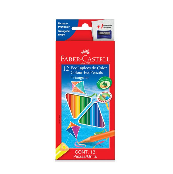 Colores Escolares (12 Colores+ Tajador) Faber Castell