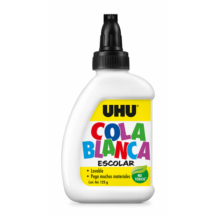Pegamento UHU Cola Blanca Escolar de 125 gr 35695