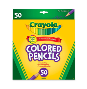 Caja de 50 Lapices de Colores Largos Crayola