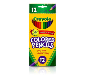 Caja de 12 Lapices de Colores Largos Crayola