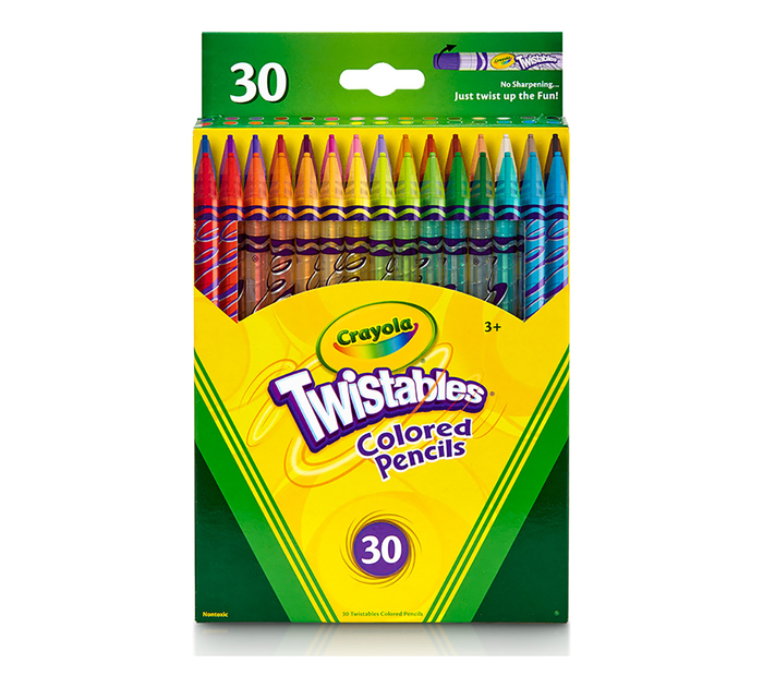 Caja de 30 Lapices De Colores (Punta Giratoria) Crayola