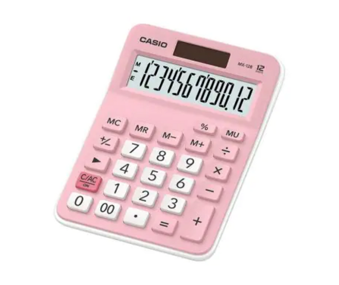 Calculadora de escritorio 12 dígitos MX-12B-PK Casio