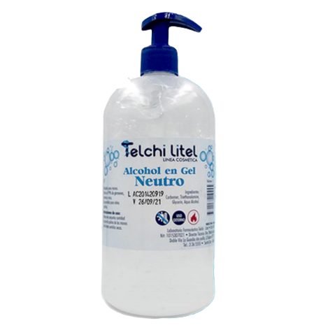 Alcohol en Gel Neutro Tapa Flit Top (1 Litro)