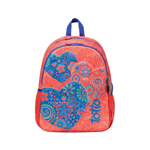 Mochila Escolar Brina Corazones Niña Totto