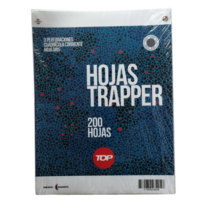 Hojas Trapper 3 Perf C/C 200H Plomo Top