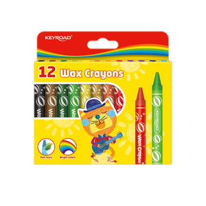 Crayones de Cera Jumbo 11 mm X12 Keyroad